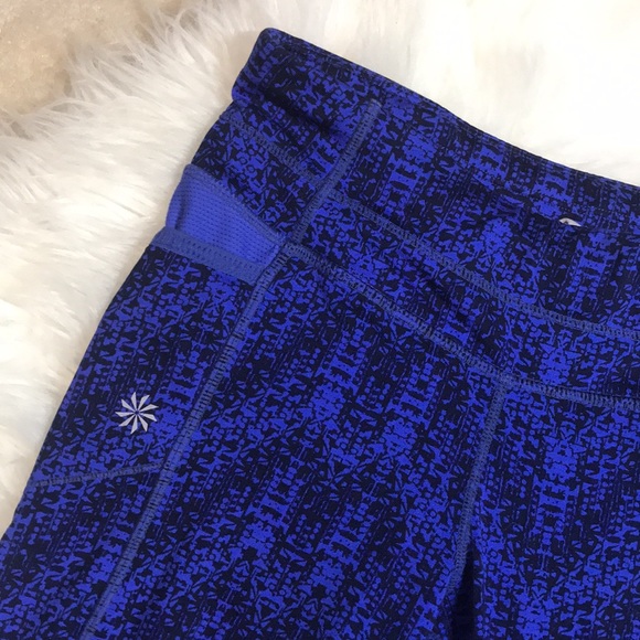 Athleta Abstract Print Capri Leggings - Picture 3 of 4